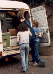 Loading the Iveco, could be anywhere, anytime!